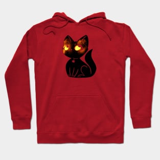 Fiery Eyed Cat Hoodie